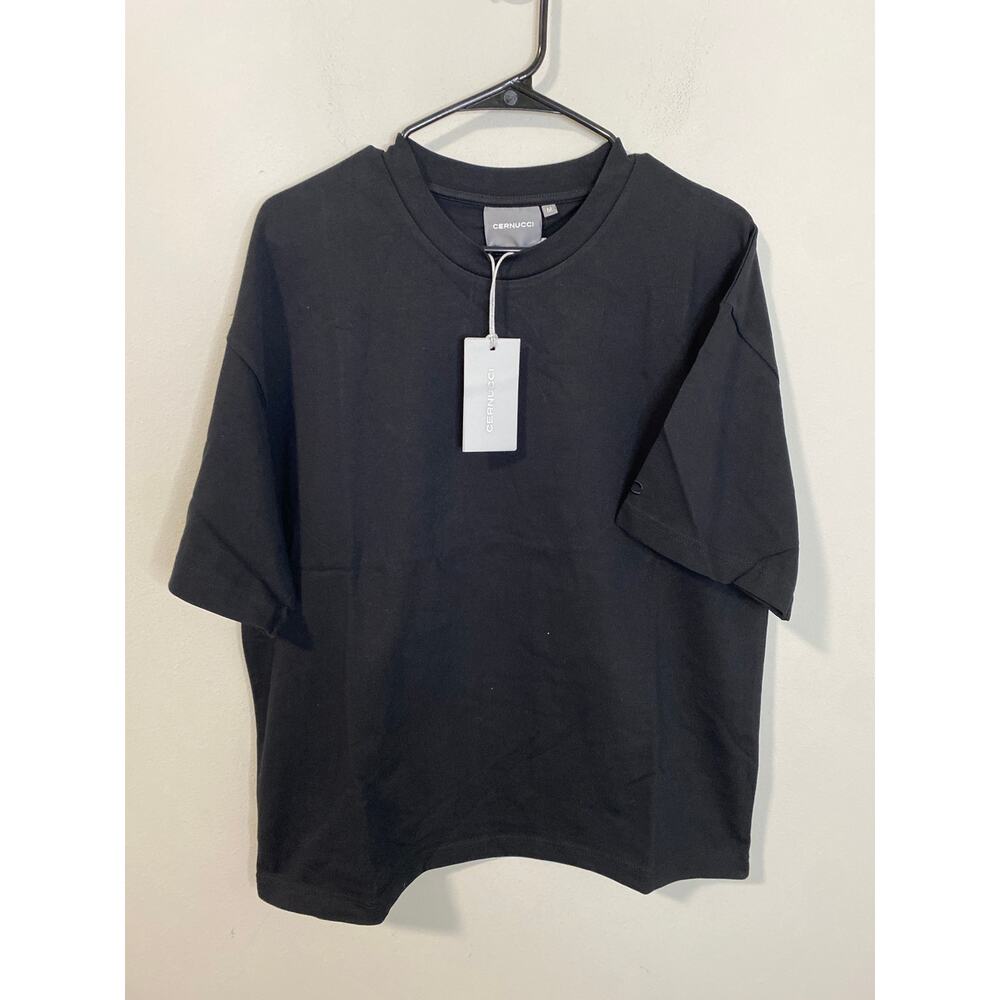 NWT‎ Cernucci Streetwear Logo T-Shirt UrbanTee Regular Fit, Black Size Medium